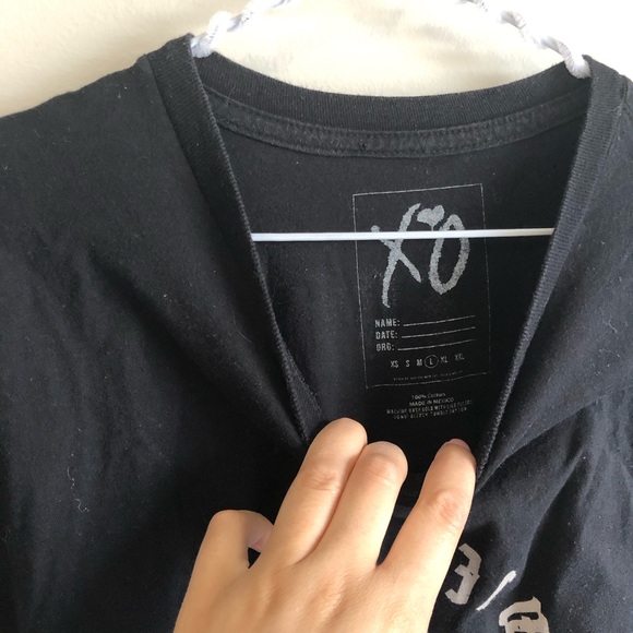 LC❗️ THE WEEKND XOTWOD Black Tee Shirt - Picture 5 of 5